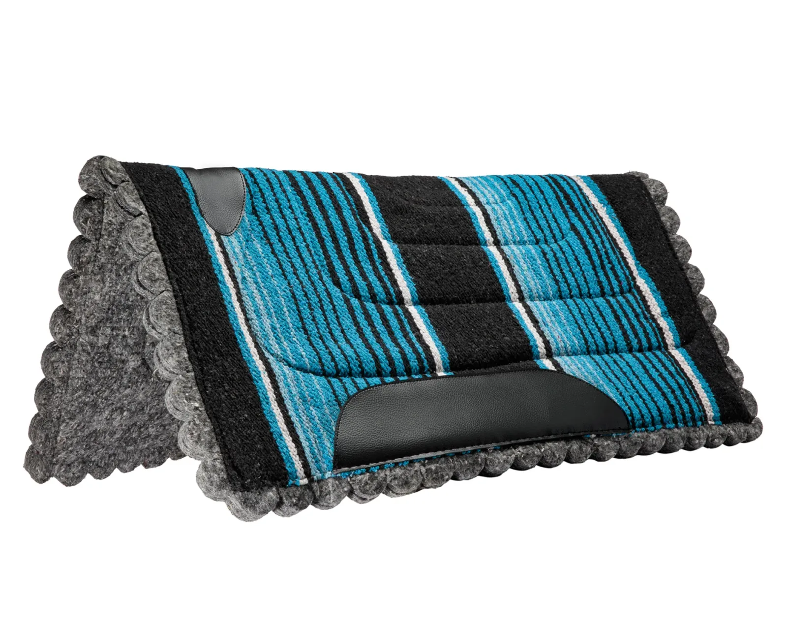 Economy Scalloped Felt-Lined Navajo Saddle Pad - Image 2