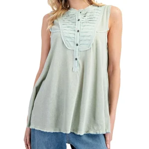 Ee Some Women's Sage Sleeveless Top