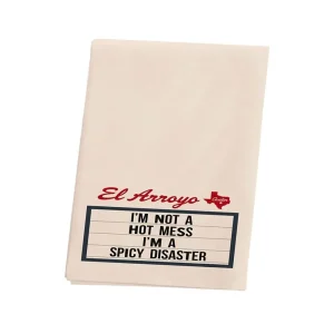 El Arroyo I'm not a Hot Mess I'm a Spicy Disaster Tea Towel