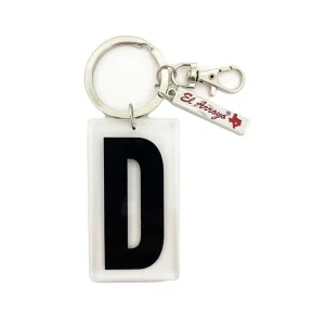 El Arroyo Marquee Letter D Keychain