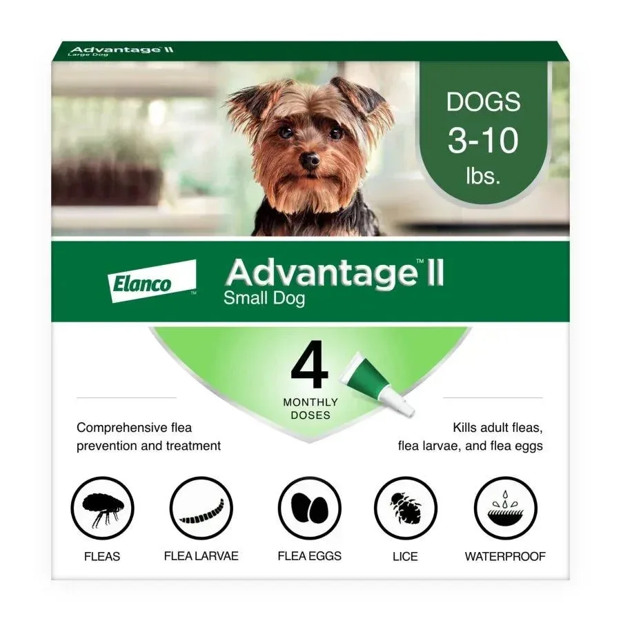 Elanco Advantage II Topical Flea Treatment & Prevention for Dogs