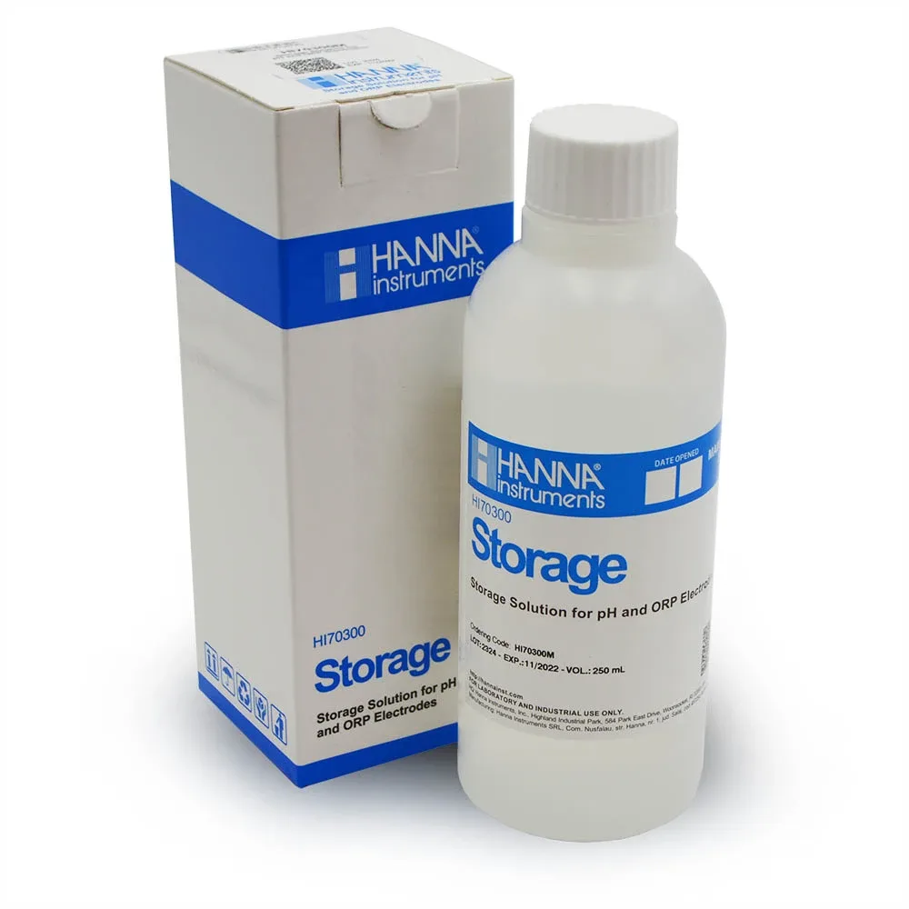 Electrode Storage Solution for pH/ORP (230 ml) HI70300M - Hanna Instruments