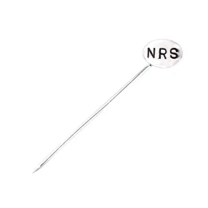 Eliz Jeffery Silversmith T5 NRS Single Sided Toothpick and Hat Accessory