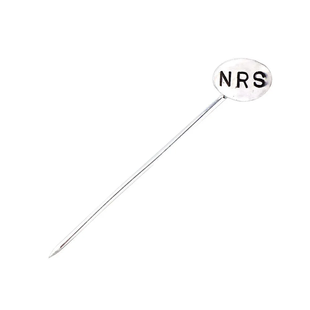 Eliz Jeffery Silversmith T5 NRS Single Sided Toothpick and Hat Accessory