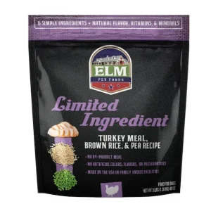 Elm Pet Foods Limited Ingredient Diet Turkey Dry Dog Food - 28 lb Bag