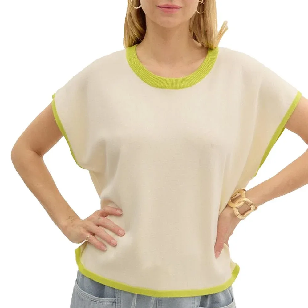 Entro Women's Cream Top