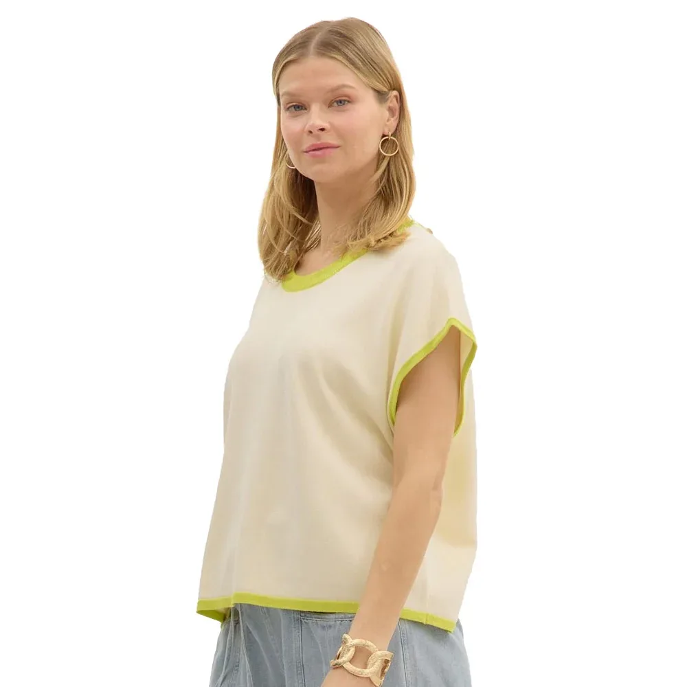 Entro Women's Cream Top - Image 2