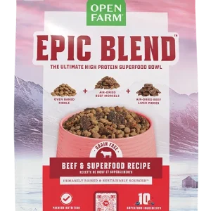 Epic Blend Beef & Superfood Grain-Free Dog Kibble