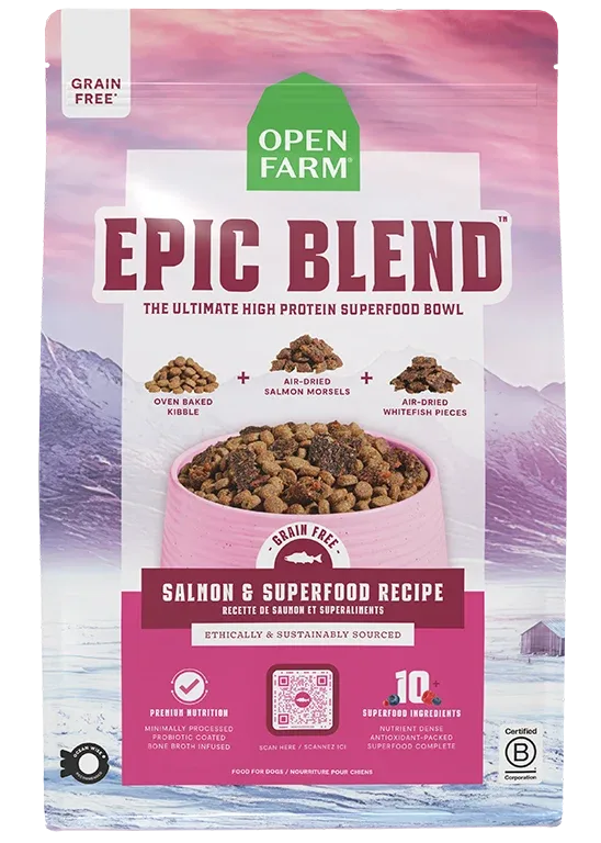 Epic Blend Salmon & Superfood Grain-Free Dog Kibble