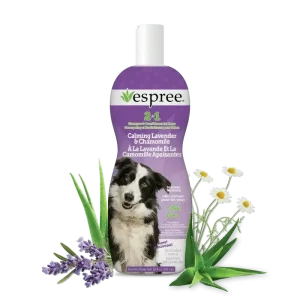 Espree 2in1 Calming Dog Shampoo Lavender & Chamomile 20 oz