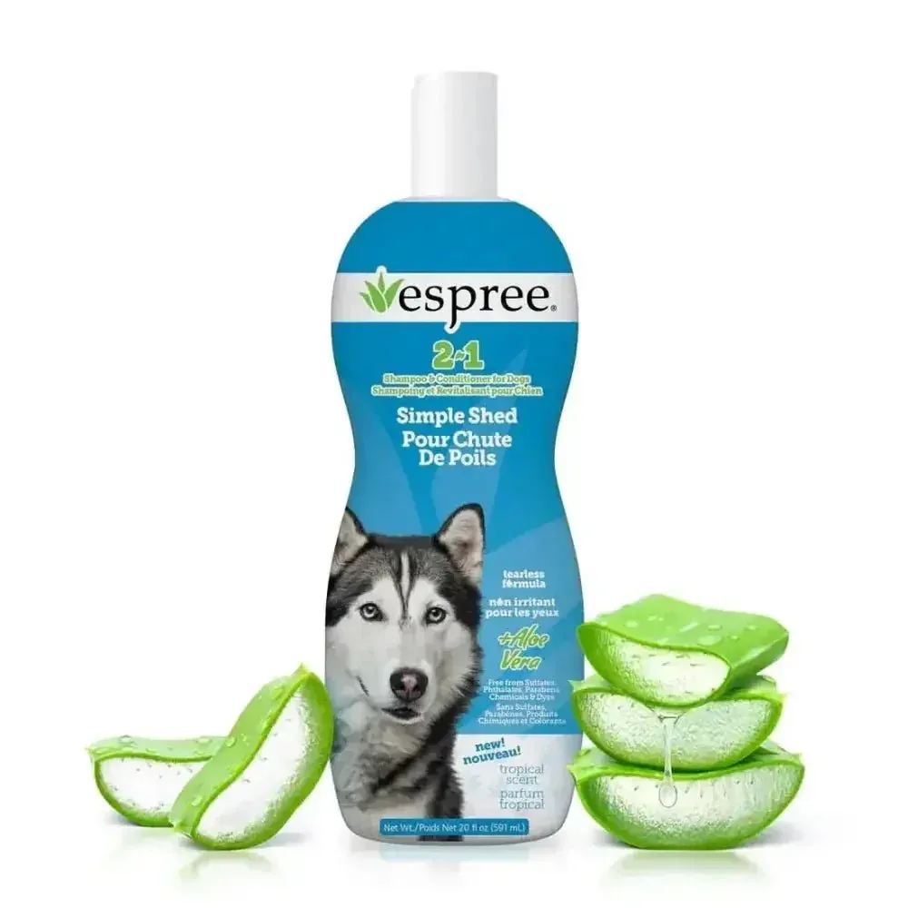 Espree 2in1 Simple Shed Dog Shampoo 20 oz
