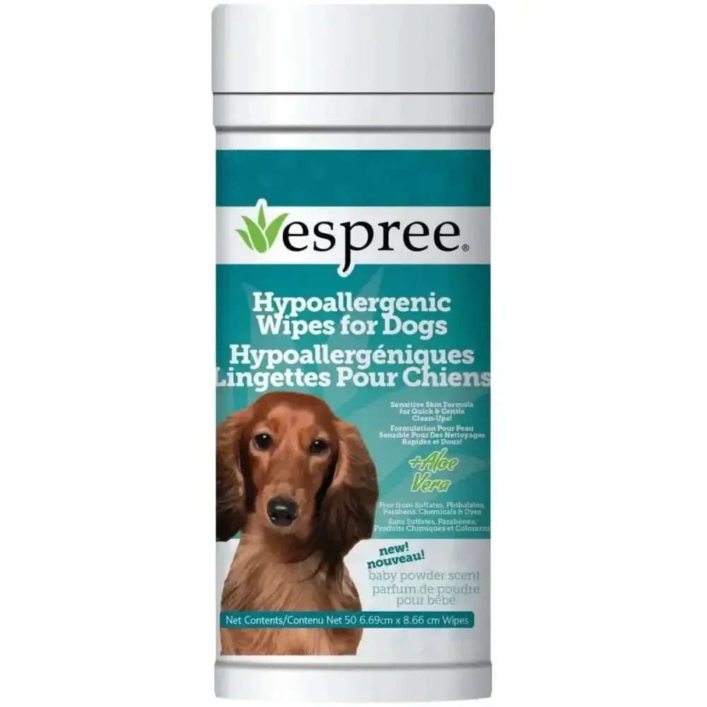 Espree Hypoallergenic Wipes for Dogs - 50 Count Pack