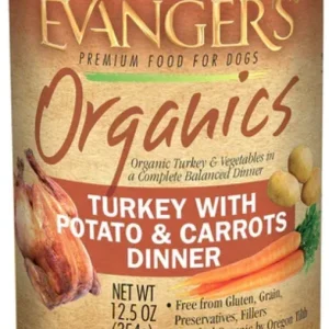 Evanger's Organics Turkey with Potato & Carrots Dinner Canned Dog Food - 12.8 Oz