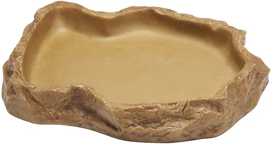 Exo-Terra Granite Rock Reptile Feeding Dish