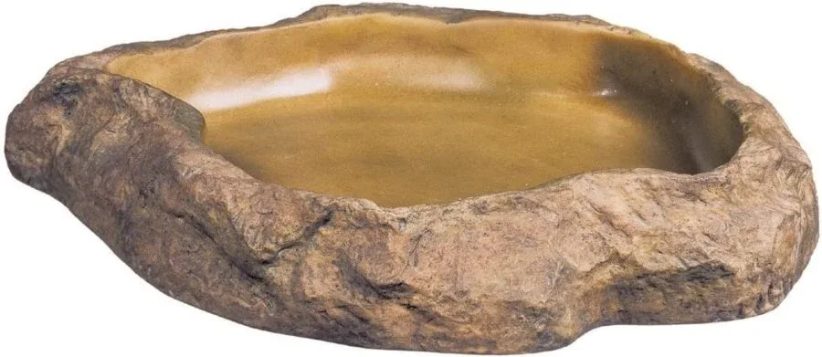 Exo-Terra Granite Rock Reptile Feeding Dish
