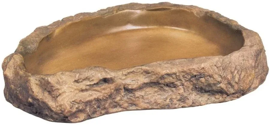 Exo-Terra Granite Rock Reptile Feeding Dish