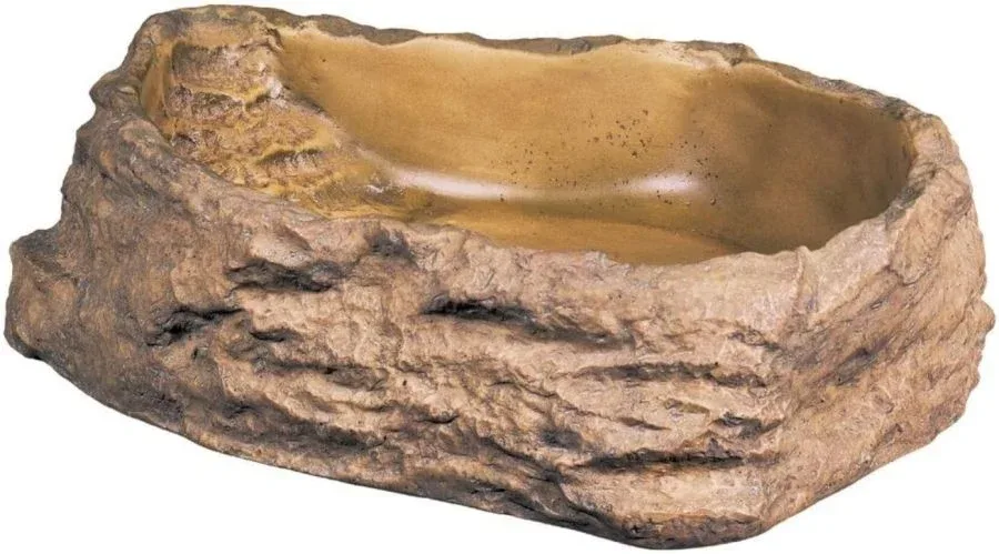 Exo-Terra Granite Rock Reptile Water Dish