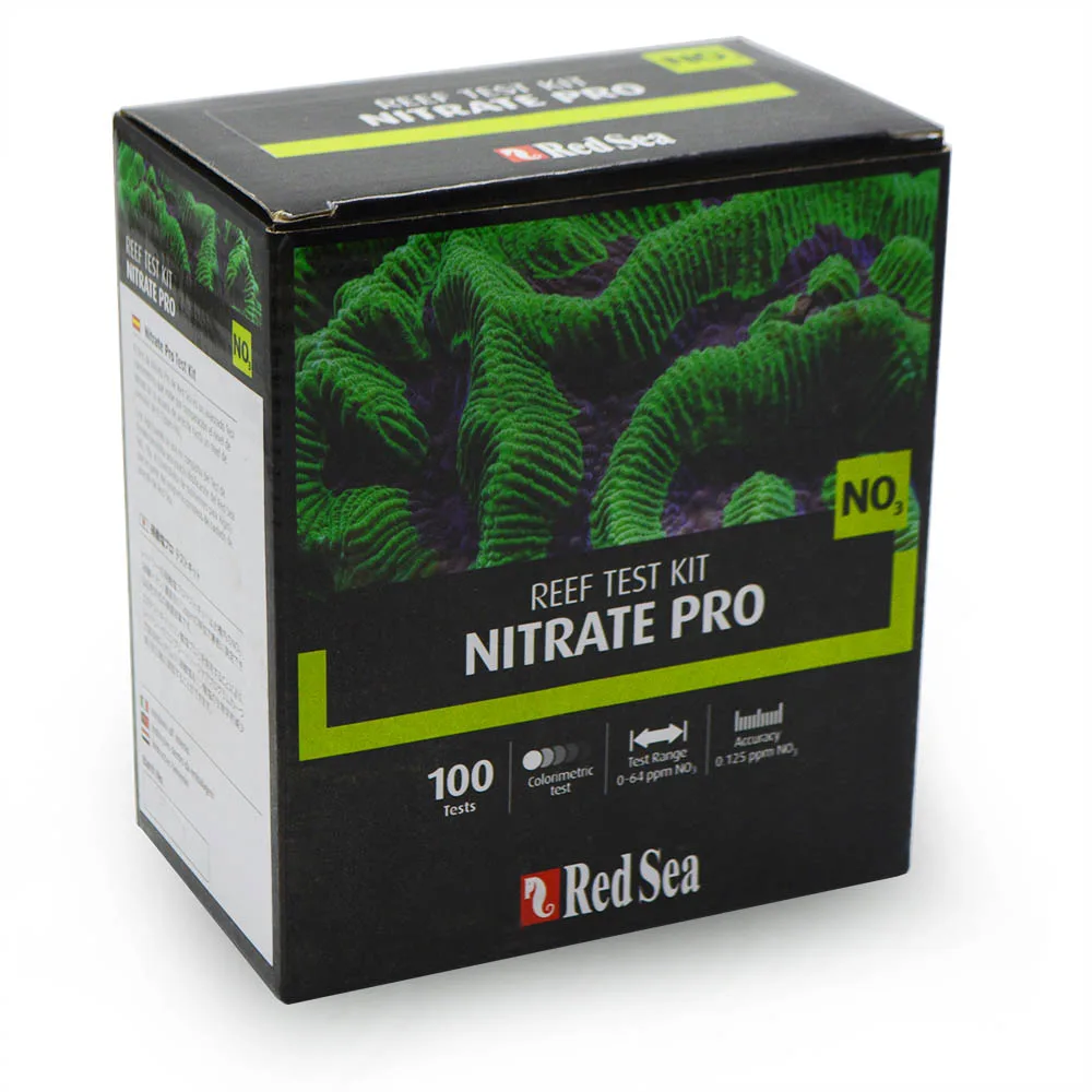 (EXPIRED 11/25) Nitrate Pro (NO3) High Definition Comparator Test Kit - 100 Tests - Red Sea