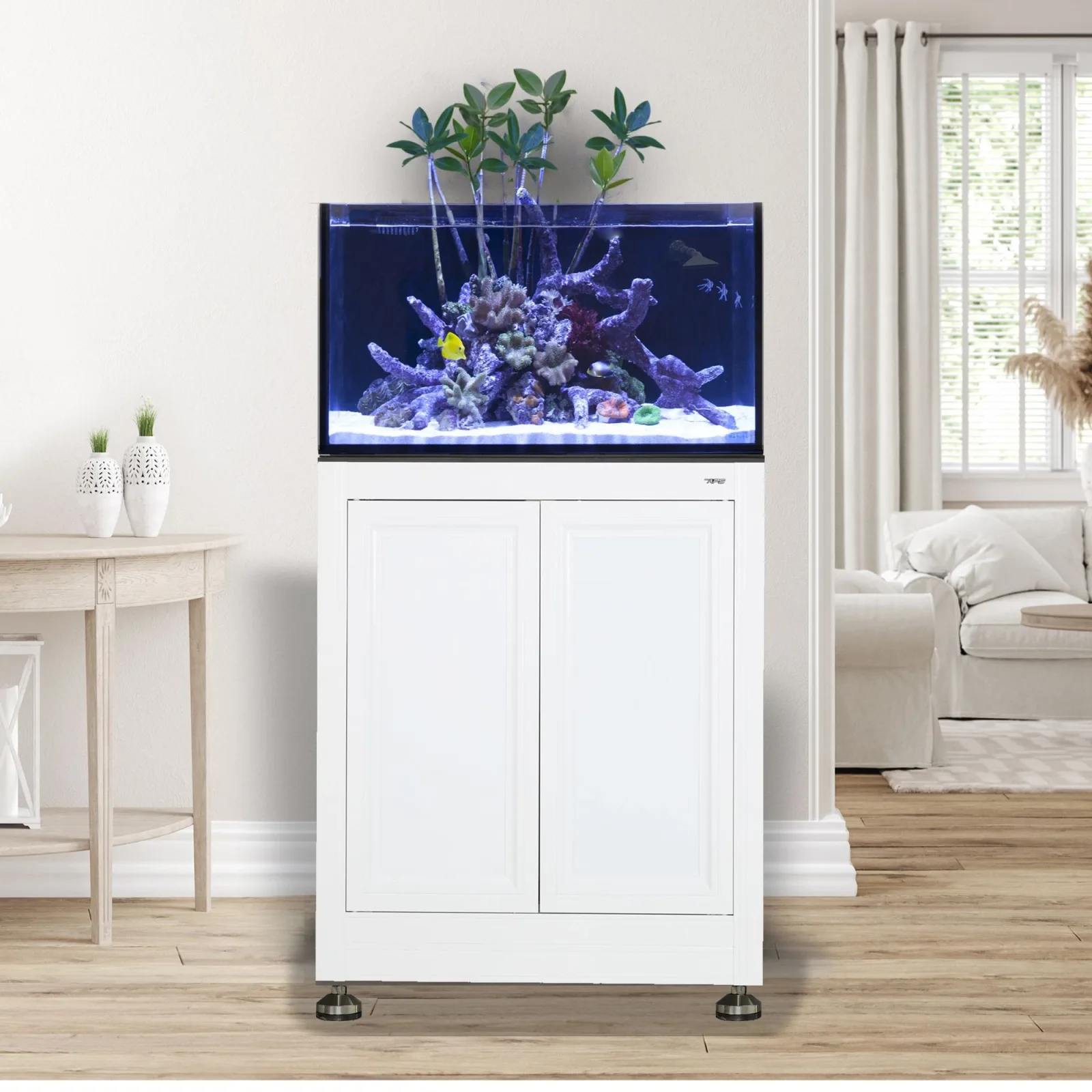 EXT 50 Lagoon Aquarium w/ APS Stand – White - Innovative Marine
