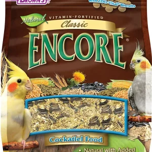 F.M. Brown's Encore Classic Natural Cockatiel Bird Food - 4 lb Bag