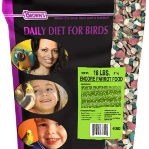 F.M. Brown's Encore Premium Parrot Bird Food - 18 lb Bag