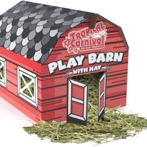 F.M. Brown's Large Play Barn with Hay Small Animal Bedding - 8 oz