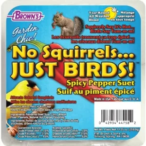 F.M. Brown's No Squirrels..Just Birds Suet Suet Cakes Bird Food - 11.5 oz