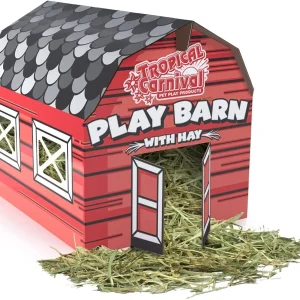 F.M. Brown's Small Play Barn with Hay Small Animal Bedding - 3 oz