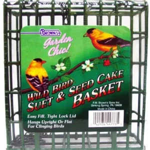 F.M. Brown's Small Wire Suet Basket Suet Cakes Bird Food