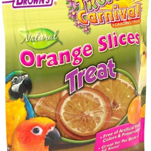 F.M. Brown's Super Premium Ext Nat Orange Slices Bird Treats - 0.75 oz