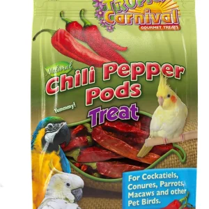 F.M. Brown's Super Premium Natural Chili Pepper Pods Bird Treats - 2.5 oz