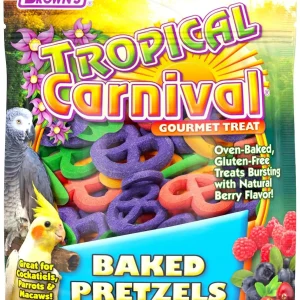 F.M. Brown's Super Premium Pretzel Treats for Pet Birds Bird Treats - 2 oz