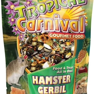F.M. Brown's Tropical Carnival Hamster-Gerbil Gourmet Small Animal Food - 5 lb Bag