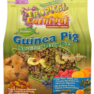 F.M. Brown's Tropical Carnival Natural Guinea Pig Gourmet Small Animal Food - 4 lb Bag