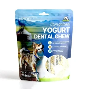 Fabrechew Mongolian Yogurt Chew Dog Dental Treats 10 Sticks