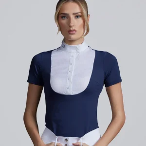 Famosa Short Sleeve Competition Shirt Navy