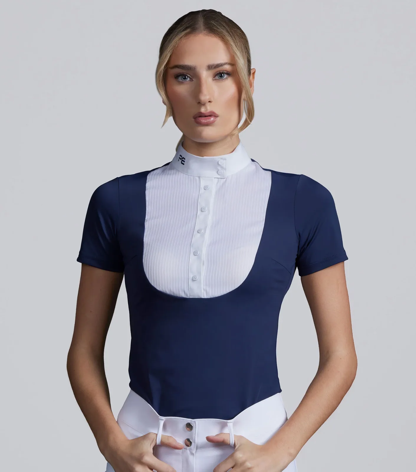 Famosa Short Sleeve Competition Shirt Navy