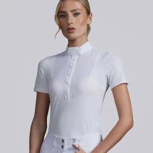 Famosa Short Sleeve Competition Shirt White