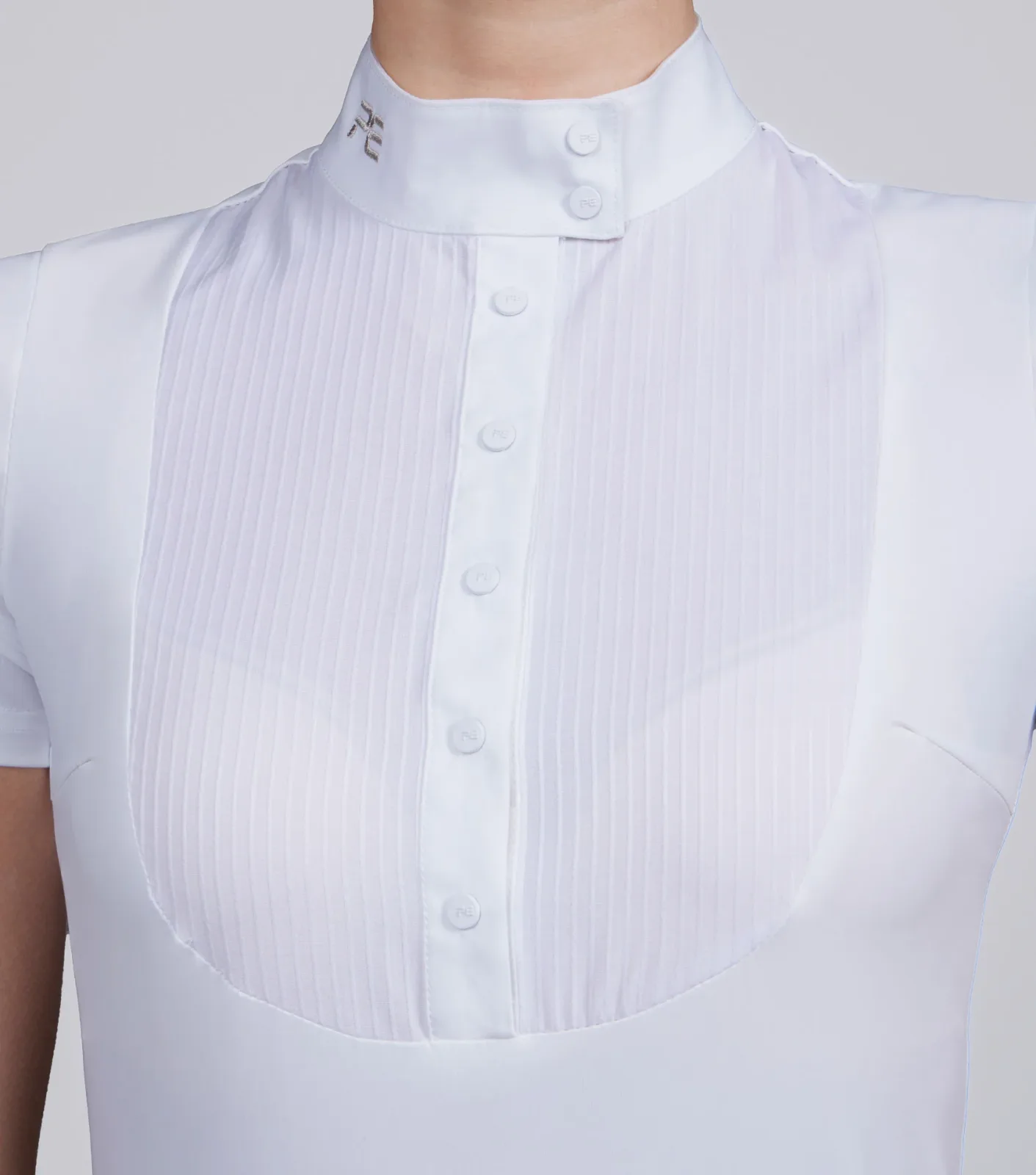 Famosa Short Sleeve Competition Shirt White - Image 2