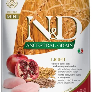 Farmina Ancestral Grain Chicken & Pomegranate Light Mini Dry Dog Food - 5.5 lb Bag