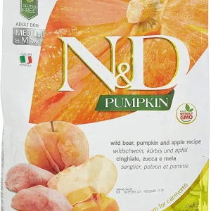 Farmina Grain-Free Pumpkin Boar & Apple Adult Medium and Maxi Dry Dog Food - 5.5 lb Bag
