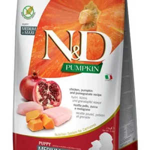 Farmina Grain-Free Pumpkin Chicken & Pomegranate Puppy Medium and Maxi Dry Dog Food - 26.4 lb Bag