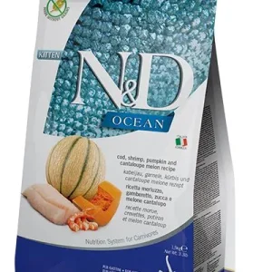 Farmina Grain-Free Pumpkin Cod, Shrimp & Cantaloupe Kitten Dry Cat Food - 11 lb Bag