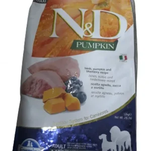 Farmina Grain-Free Pumpkin Lamb & Blueberry Adult Medium and Maxi Dry Dog Food - 26.4 lb Bag
