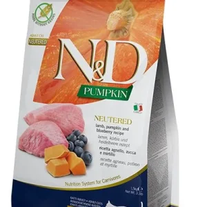 Farmina Grain-Free Pumpkin Lamb Neutered Dry Cat Food - 11 lb Bag