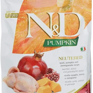Farmina Grain-Free Pumpkin Neutered Quail Dry Cat Food - 3.3 lb Bag