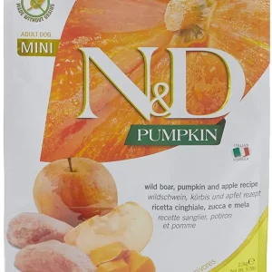 Farmina N&D Grain-Free Pumpkin Boar & Apple Adult Mini Dry Dog Food - 5.5 lb Bag