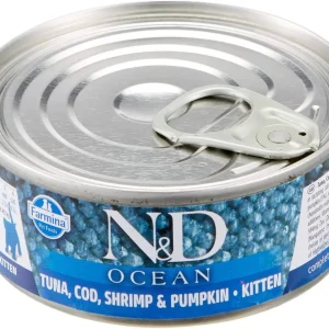 Farmina N&D Ocean Cod, Shrimp & Pumpkin Canned Cat Food - 2.8 oz - Case of 12