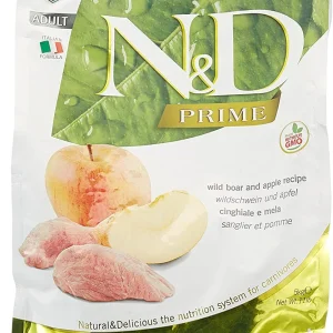 Farmina N&D Prime Boar & Apple Adult Dry Cat Food - 11 lb Bag