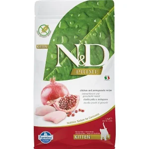 Farmina N&D Prime Chicken & Pomegranate Kitten Dry Cat Food - 11 lb Bag